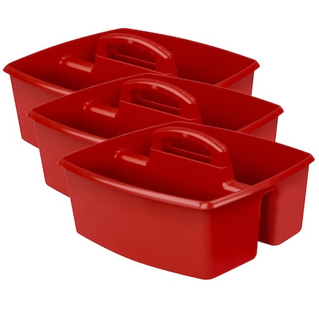 Storex Large Caddy, Red, 3PK 00954U06C